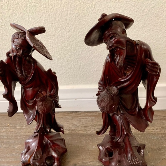 Hand Carved Root Wood Statue, China - Picture 13 of 13